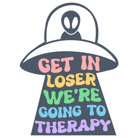 Get In... Going to Therapy Decal