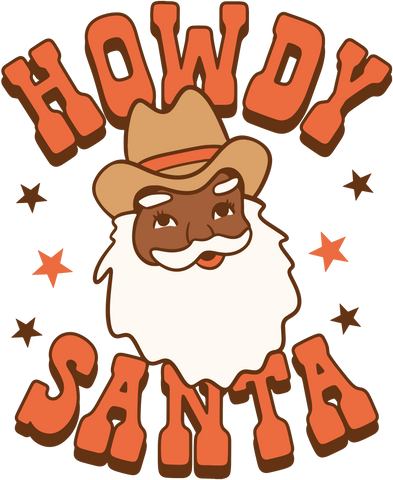 Howdy Santa 2 HTV Vinyl Transfer