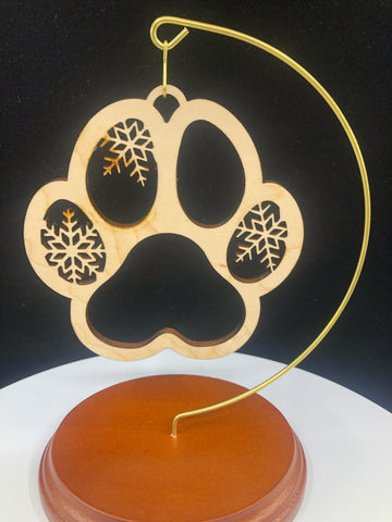 Holiday Ornament- Dog Paw