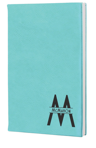 Leatherette Lined Journal- Personalized