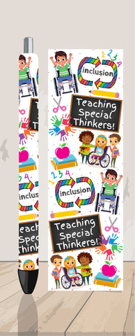 Teacher-Special Thinkers Pen Wrap