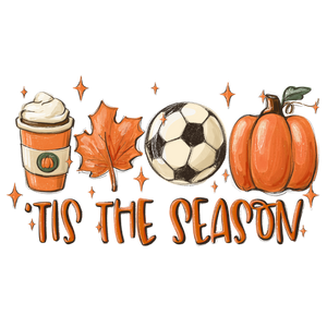 Tis The Season- Soccer HTV Vinyl Transfer