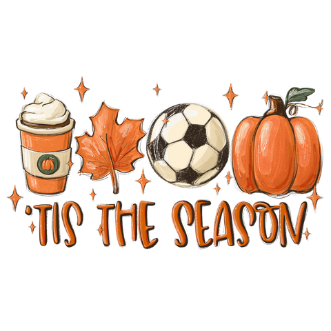 Tis The Season- Soccer HTV Vinyl Transfer